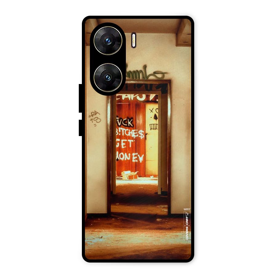 Grafitty Door Metal Back Case for Vivo V29e