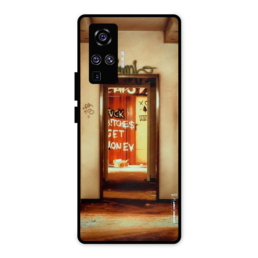 Grafitty Door Metal Back Case for Vivo X50 Pro