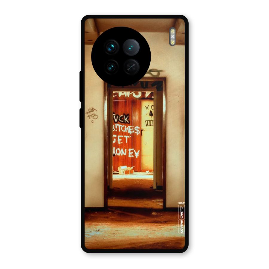 Grafitty Door Metal Back Case for Vivo X90