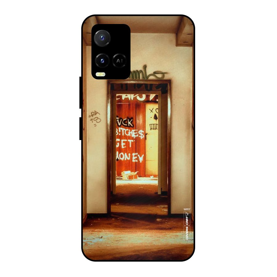 Grafitty Door Metal Back Case for Vivo Y21