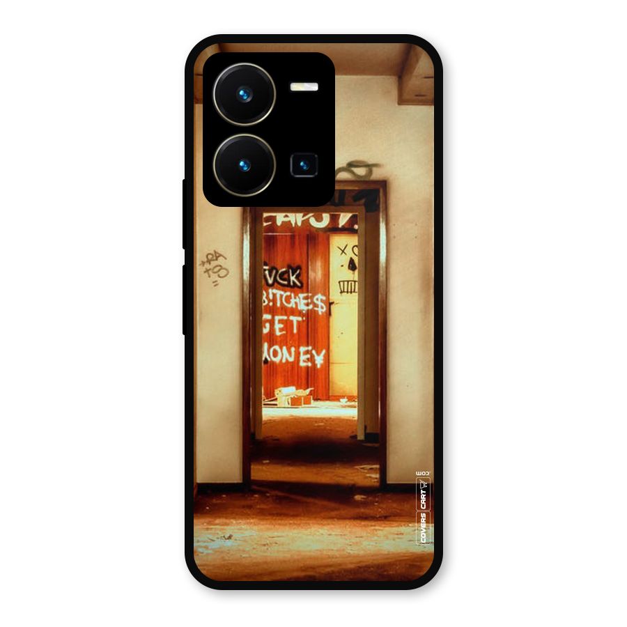Grafitty Door Metal Back Case for Vivo Y35