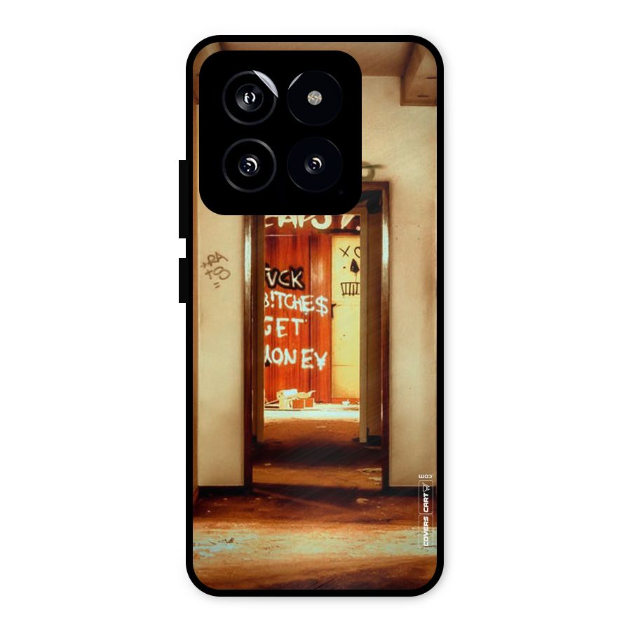 Grafitty Door Metal Back Case for Xiaomi 14