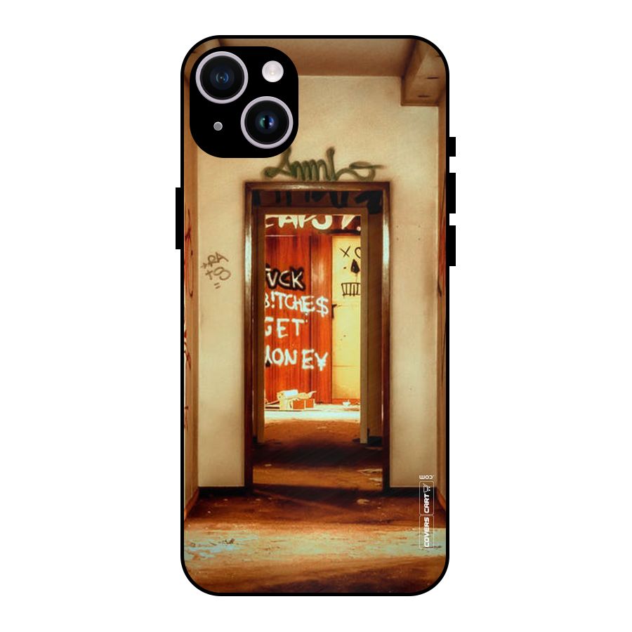 Grafitty Door Metal Back Case for iPhone 14 Plus