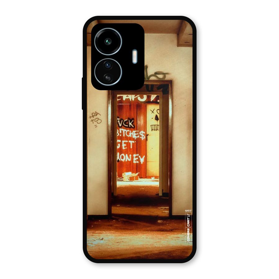Grafitty Door Metal Back Case for vivo iQOO Z6 Lite 5G