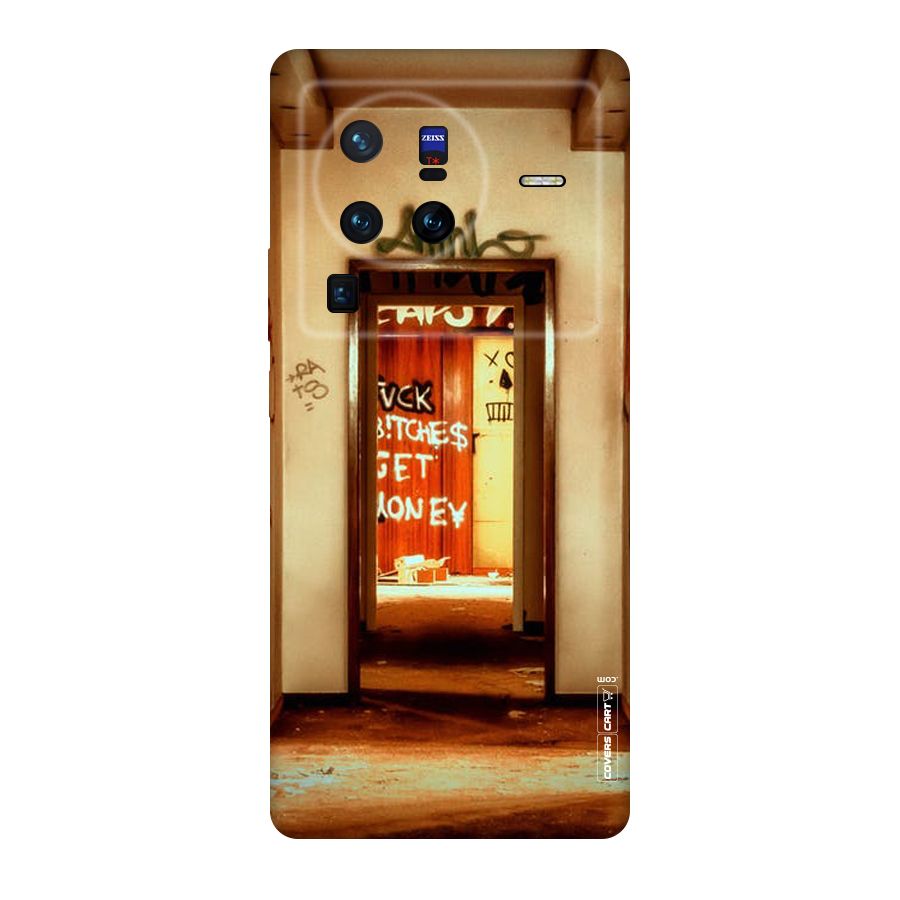 Grafitty Door Original Polycarbonate Back Case for Vivo X80