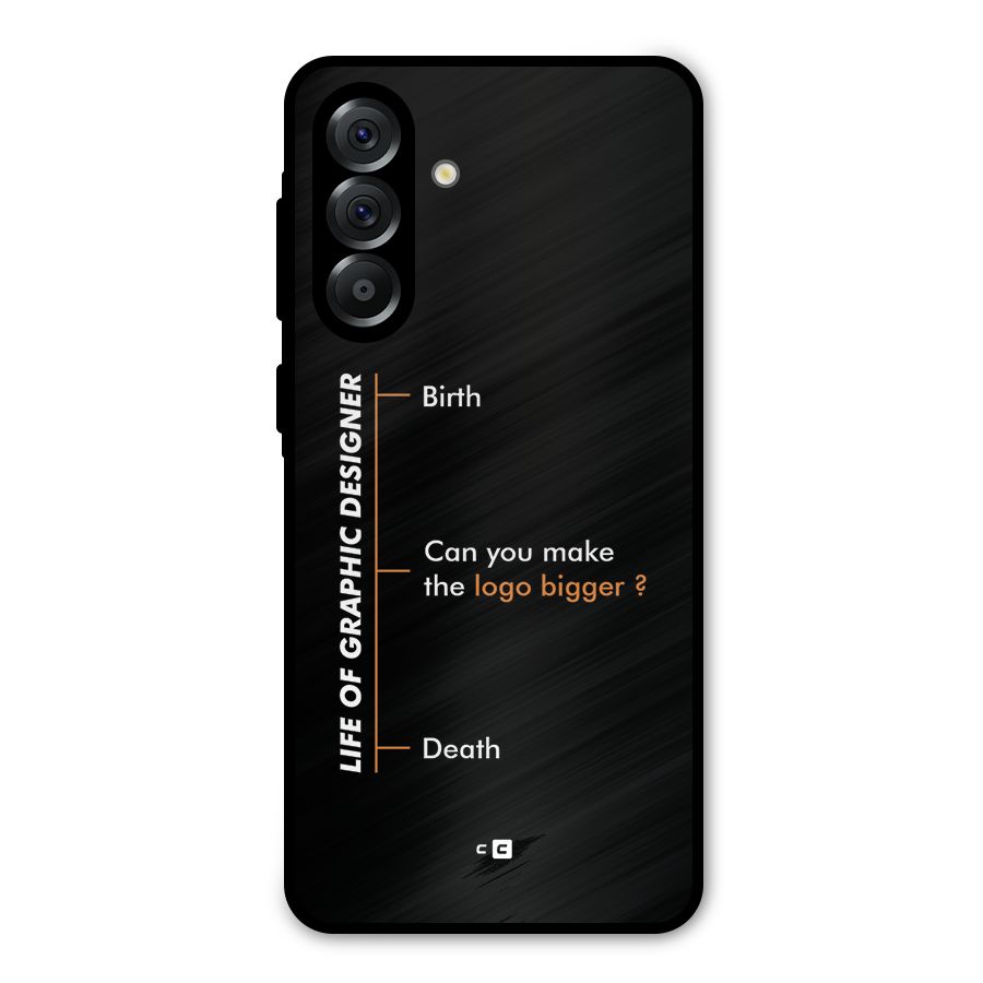 Graphic Designer Life Metal Back Case for Galaxy A56