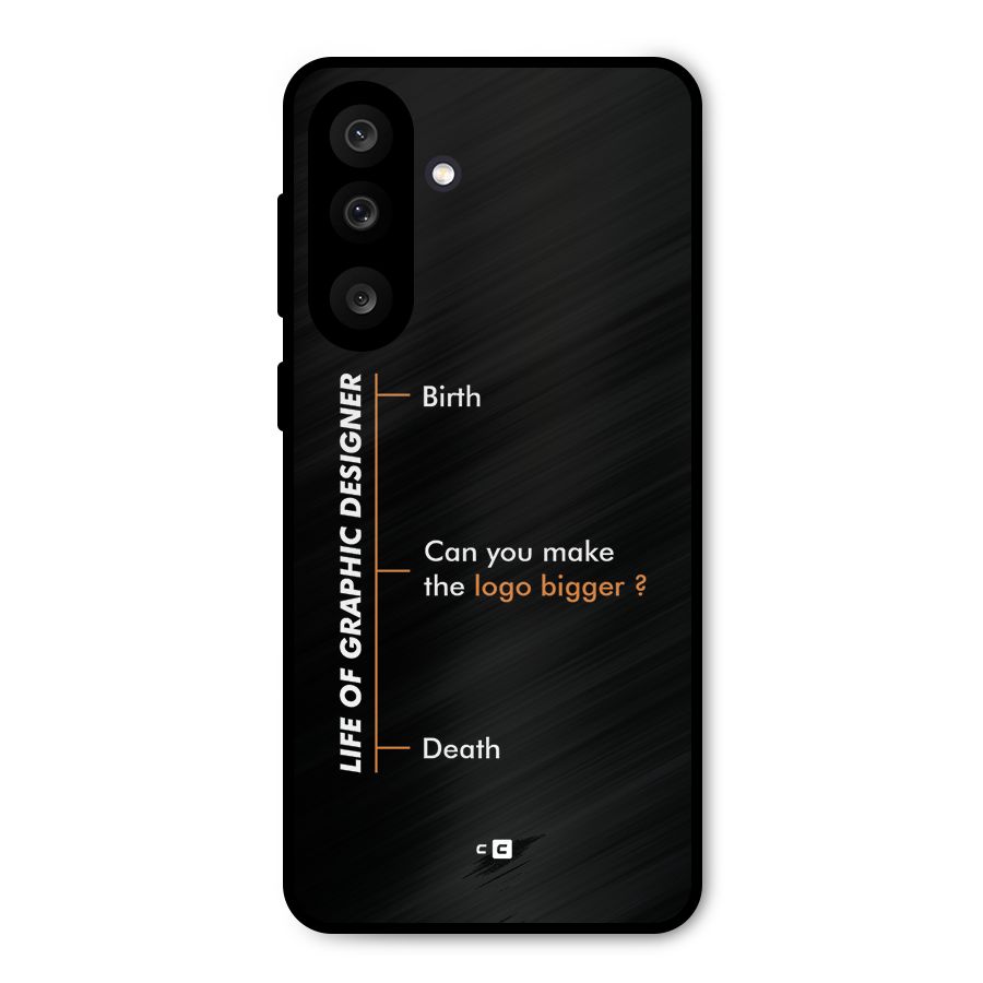 Graphic Designer Life Metal Back Case for Galaxy M56