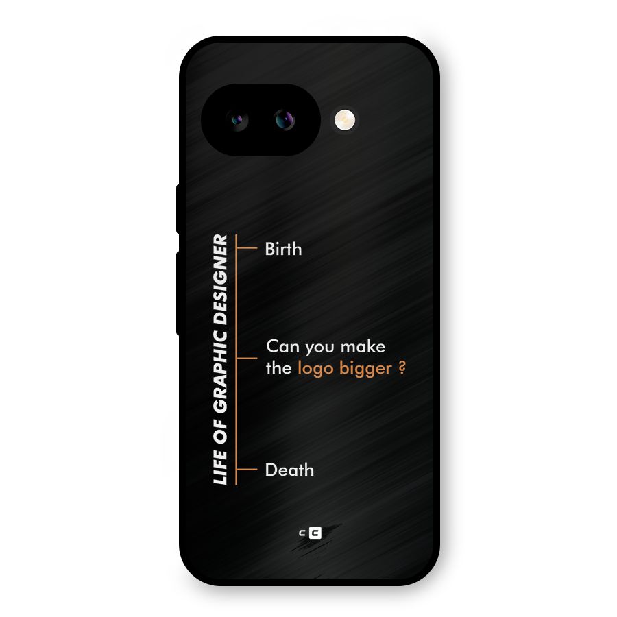 Graphic Designer Life Metal Back Case for Google Pixel 9a