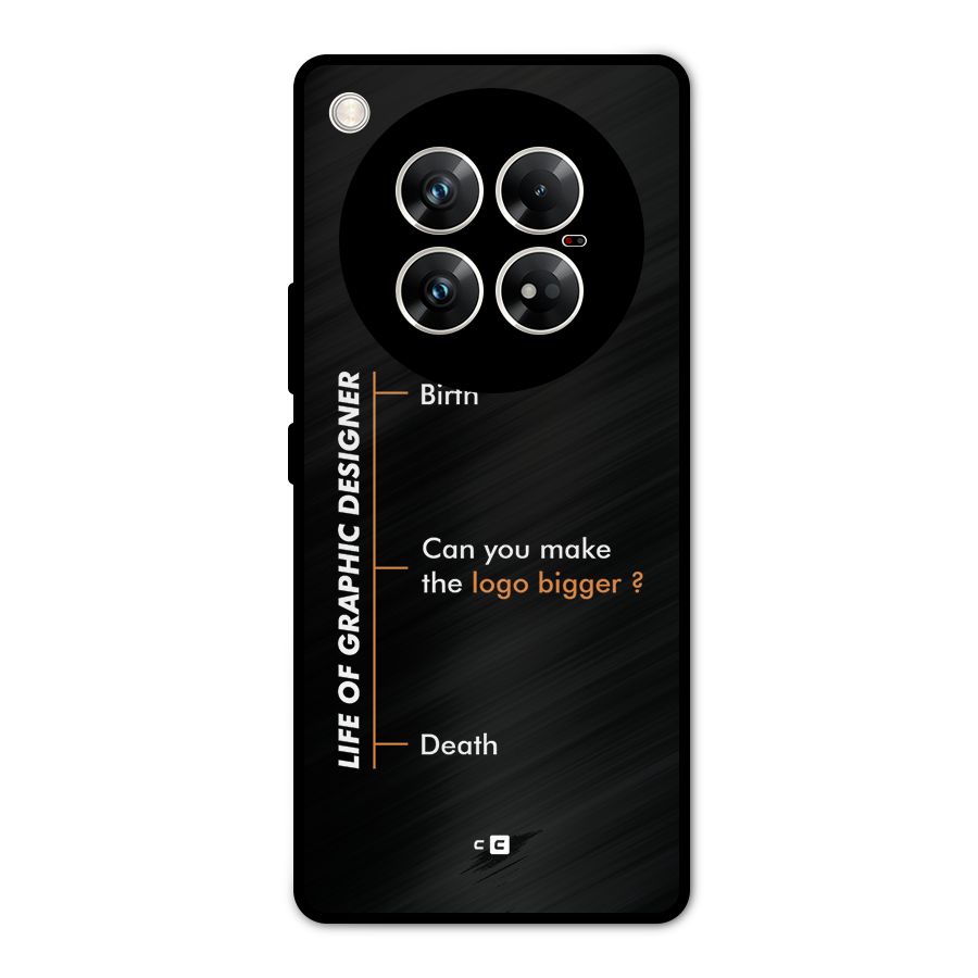 Graphic Designer Life Metal Back Case for Infinix Zero 40 5G