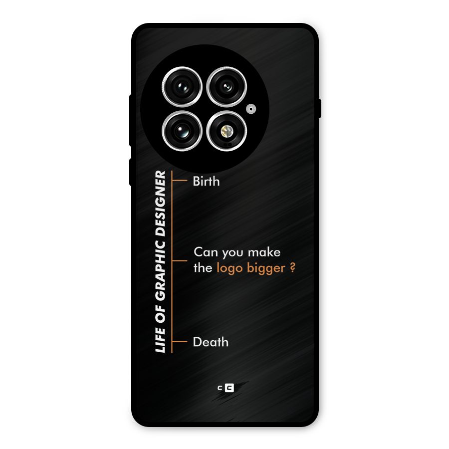 Graphic Designer Life Metal Back Case for OnePlus 13
