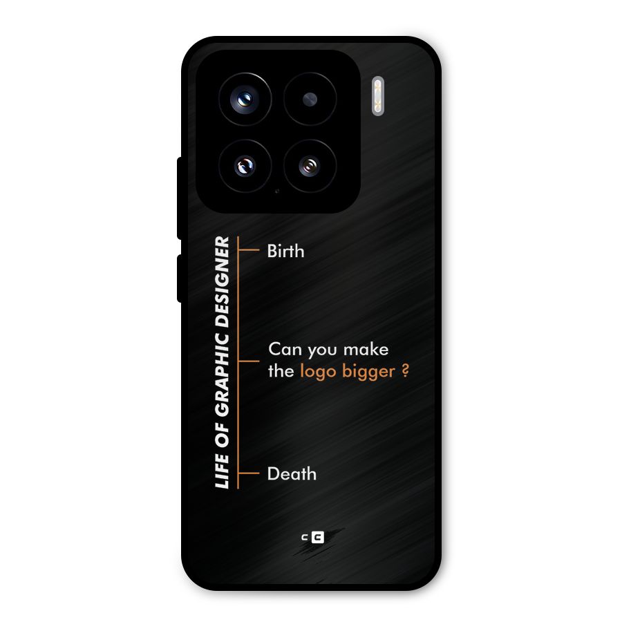 Graphic Designer Life Metal Back Case for Xiaomi 15