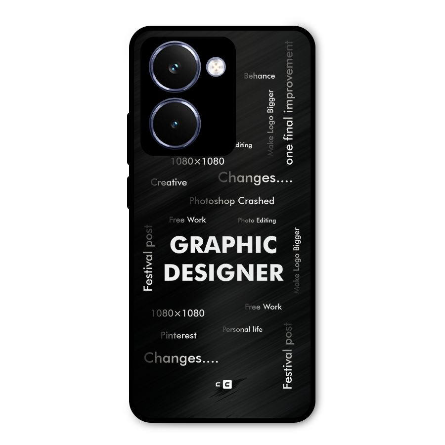 Graphic Designer Struggles Metal Back Case for Realme P3 Ultra