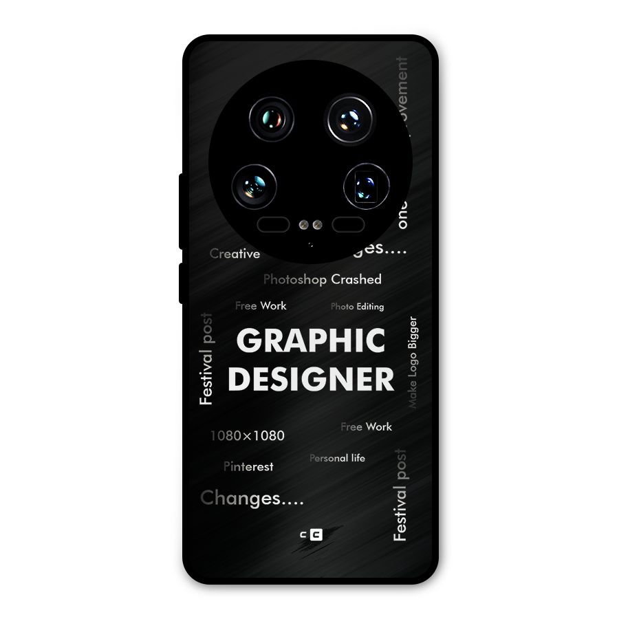 Graphic Designer Struggles Metal Back Case for Xiaomi 14 Ultra