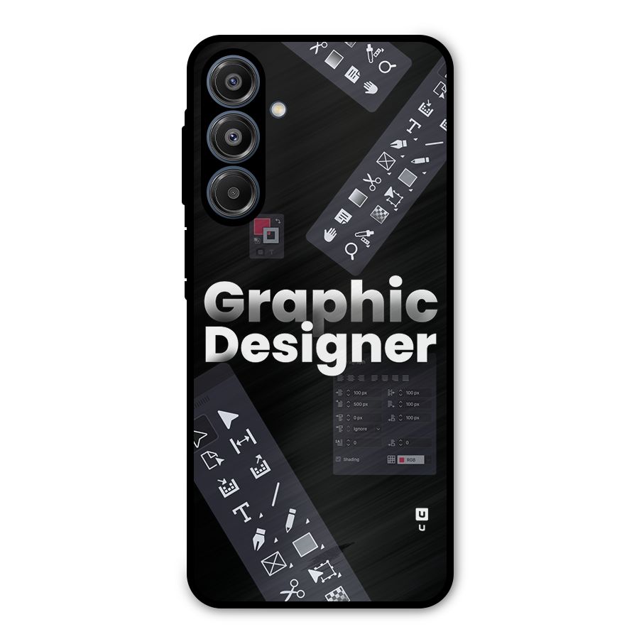 Graphic Designer Tools Metal Back Case for Galaxy A16 5G