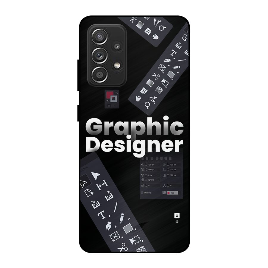 Graphic Designer Tools Metal Back Case for Galaxy A52s 5G