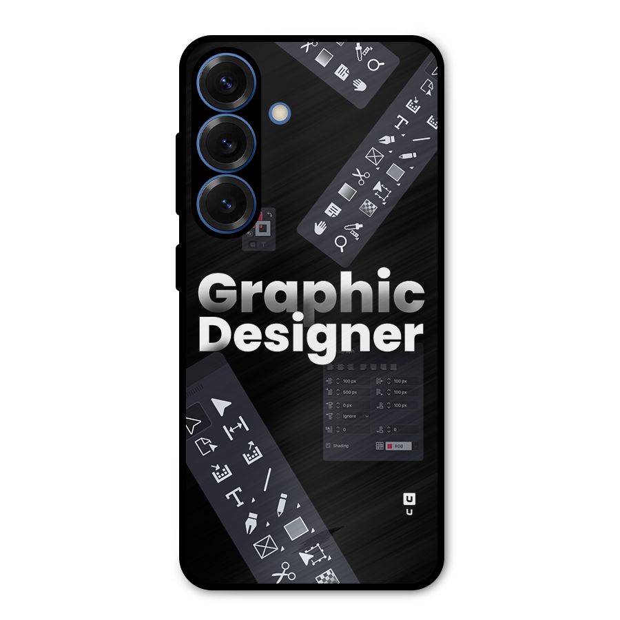 Graphic Designer Tools Metal Back Case for Galaxy S25