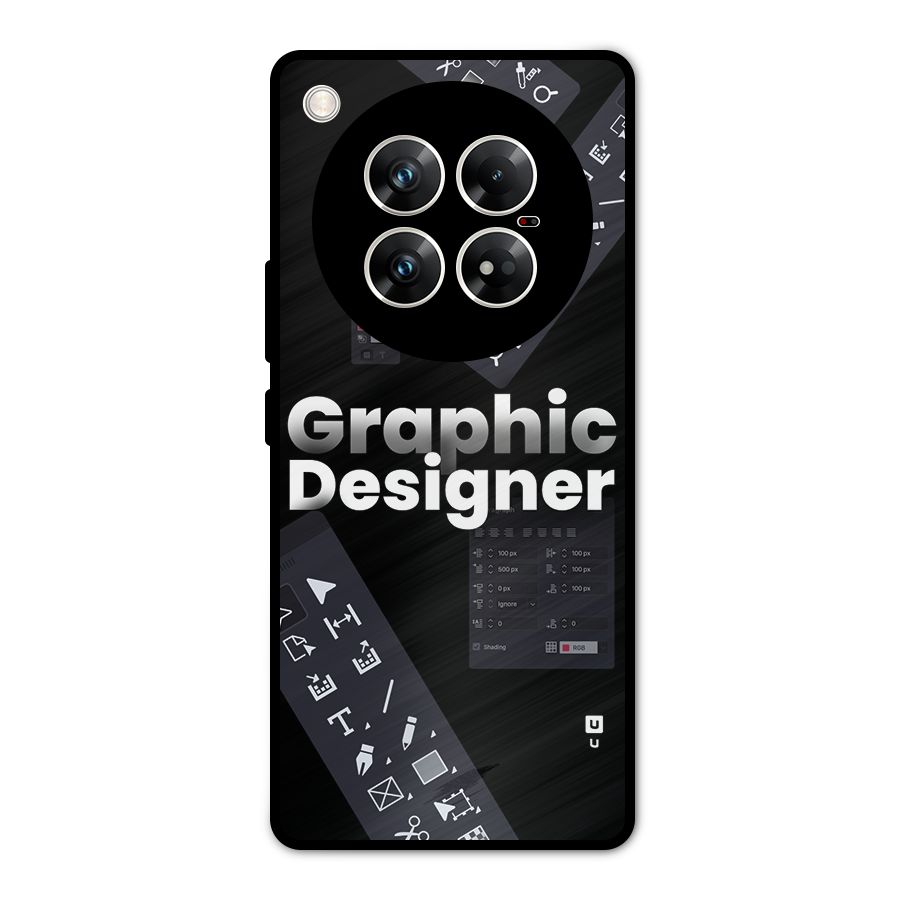 Graphic Designer Tools Metal Back Case for Infinix Zero 40 5G