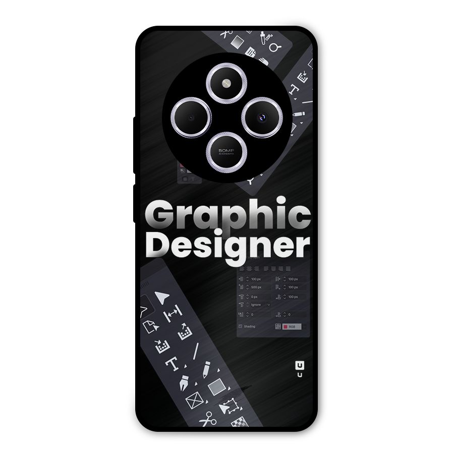 Graphic Designer Tools Metal Back Case for Poco M7