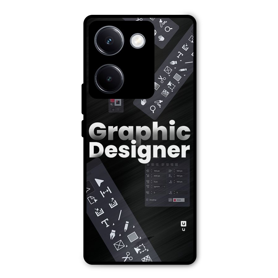 Graphic Designer Tools Metal Back Case for Vivo Y300 Plus