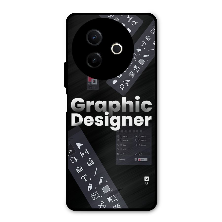 Graphic Designer Tools Metal Back Case for Vivo Y39