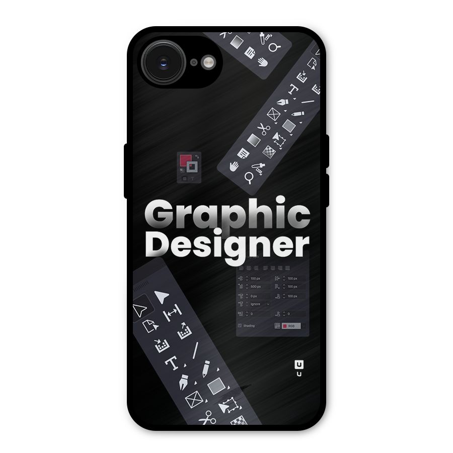 Graphic Designer Tools Metal Back Case for iPhone 16e