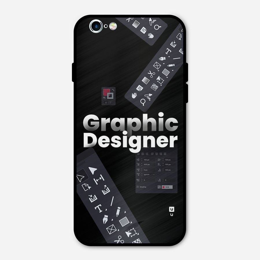 Graphic Designer Tools Metal Back Case for iPhone 6 6s