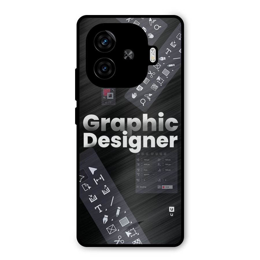 Graphic Designer Tools Metal Back Case for iQOO Z9 Turbo
