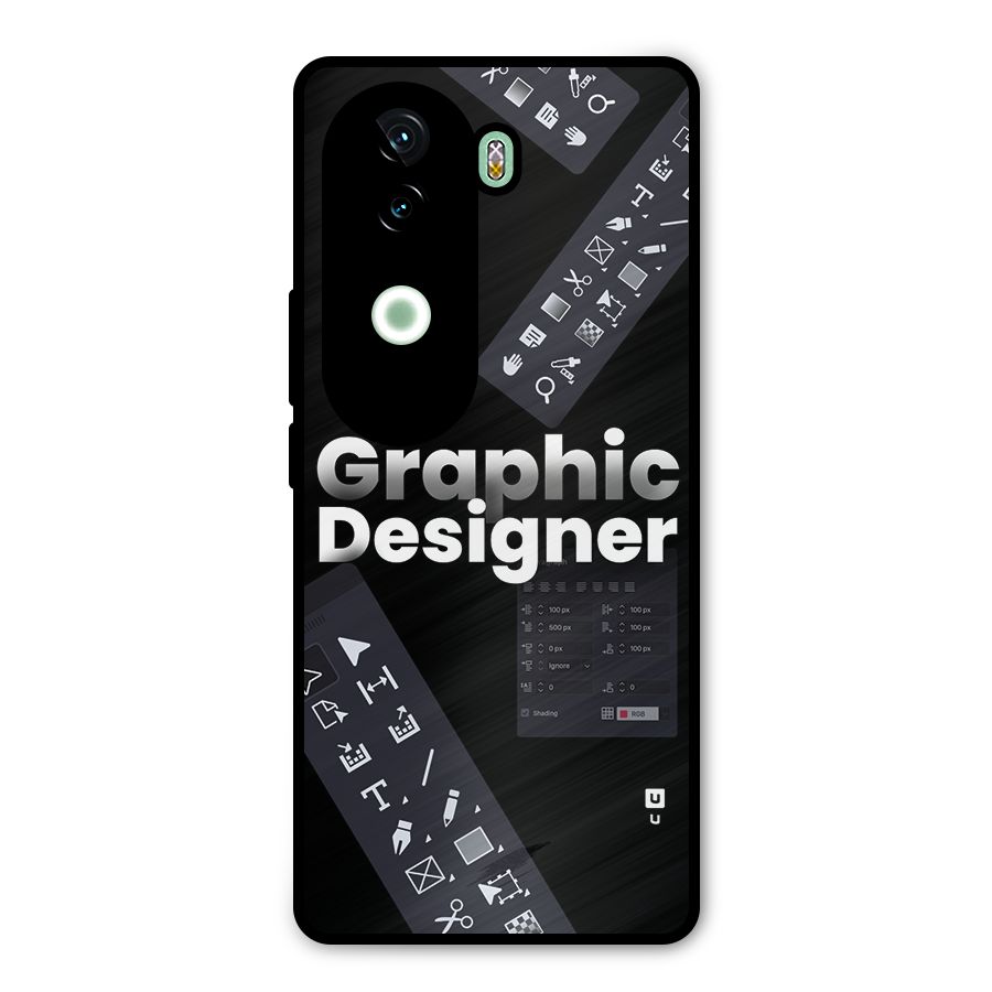 Graphic Designer Tools Metal Back Case for iQOO Z9s