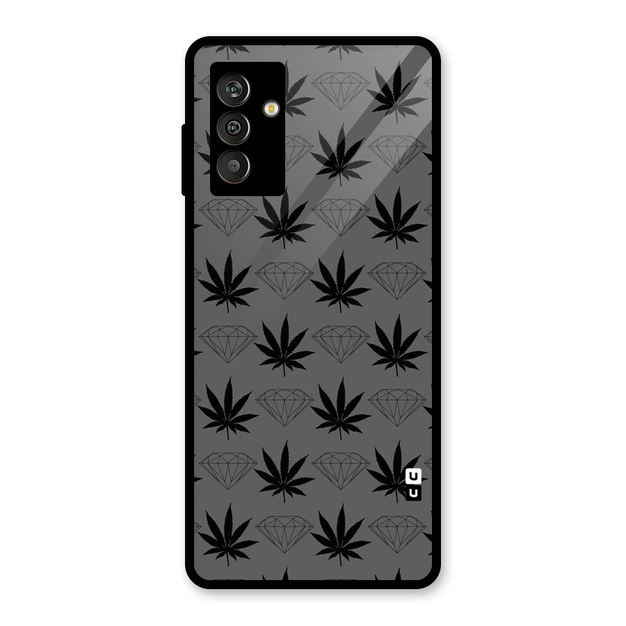 Grass Diamond Glass Back Case for Galaxy M13