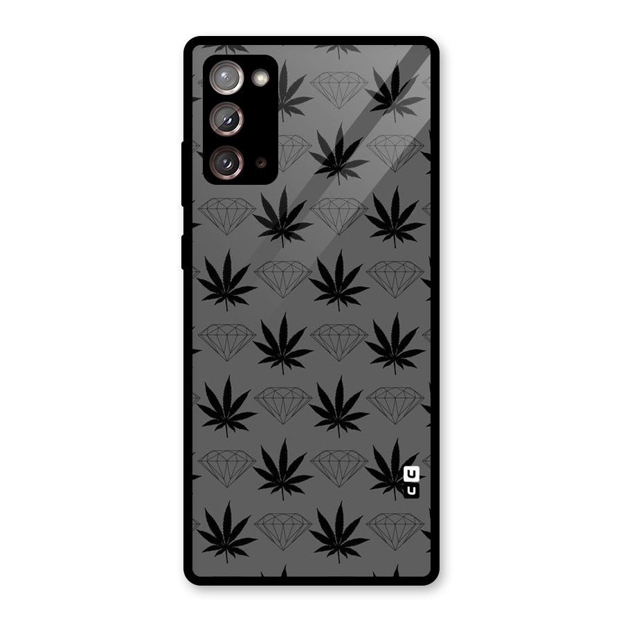 Grass Diamond Glass Back Case for Galaxy Note 20