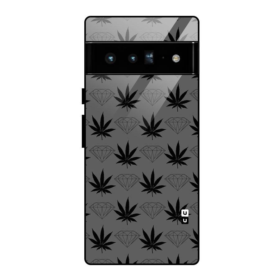 Grass Diamond Glass Back Case for Google Pixel 6 Pro