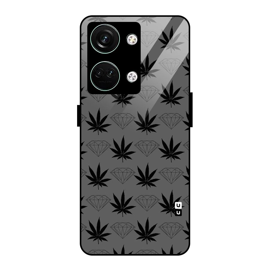 Grass Diamond Glass Back Case for Oneplus Nord 3