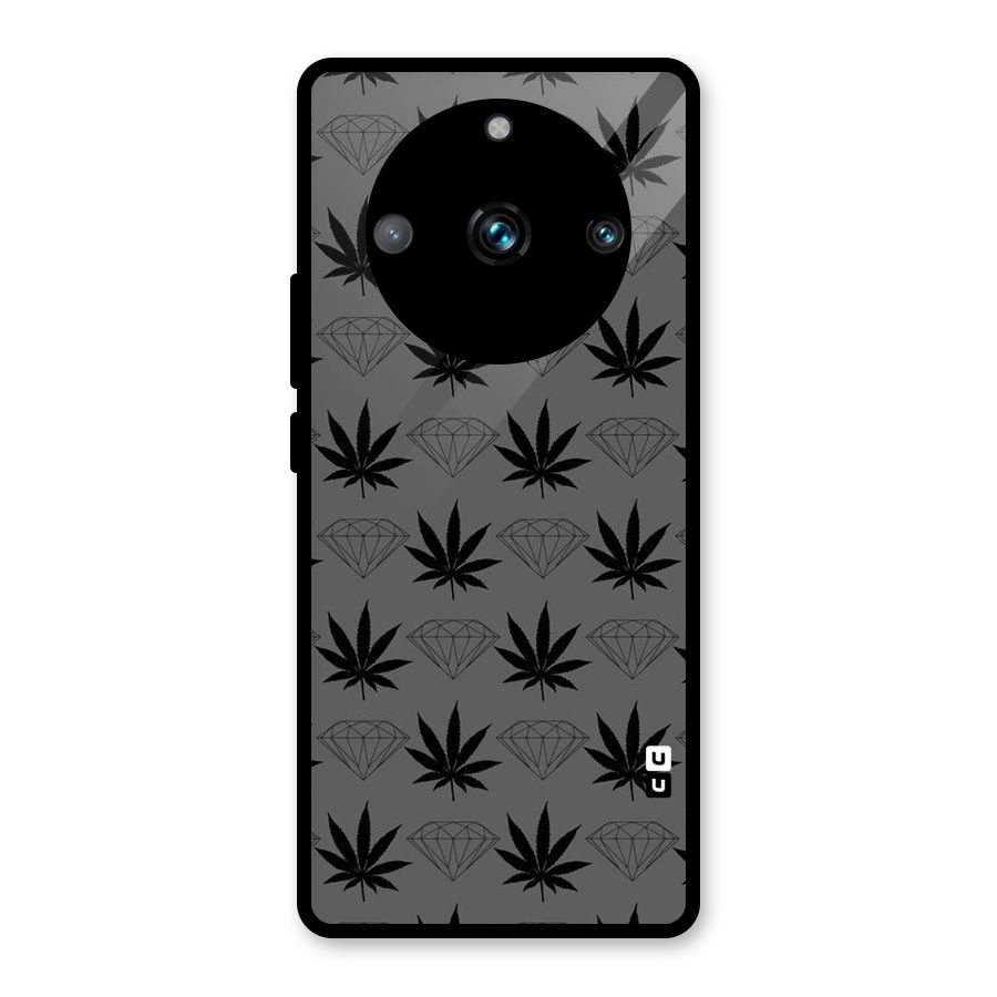 Grass Diamond Glass Back Case for Realme 11 Pro Plus