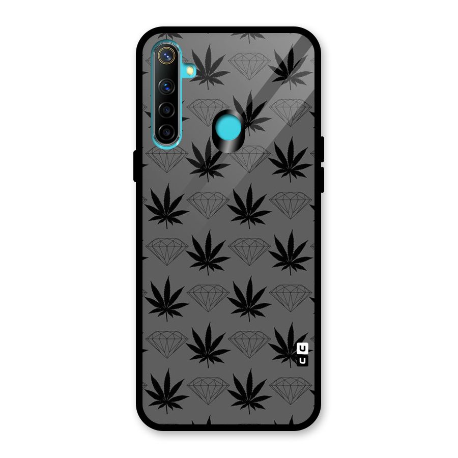 Grass Diamond Glass Back Case for Realme Narzo 10