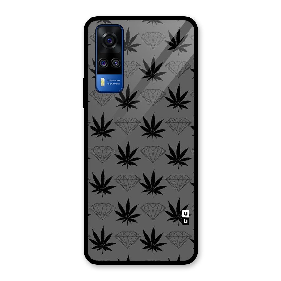 Grass Diamond Glass Back Case for Vivo Y31