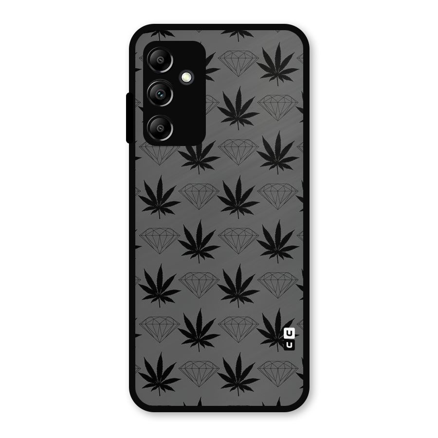 Grass Diamond Metal Back Case for Galaxy A14 5G