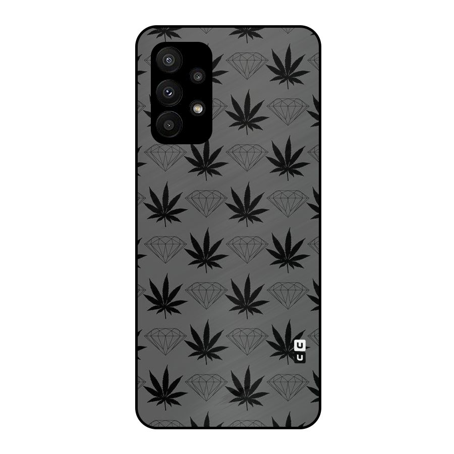 Grass Diamond Metal Back Case for Galaxy A23