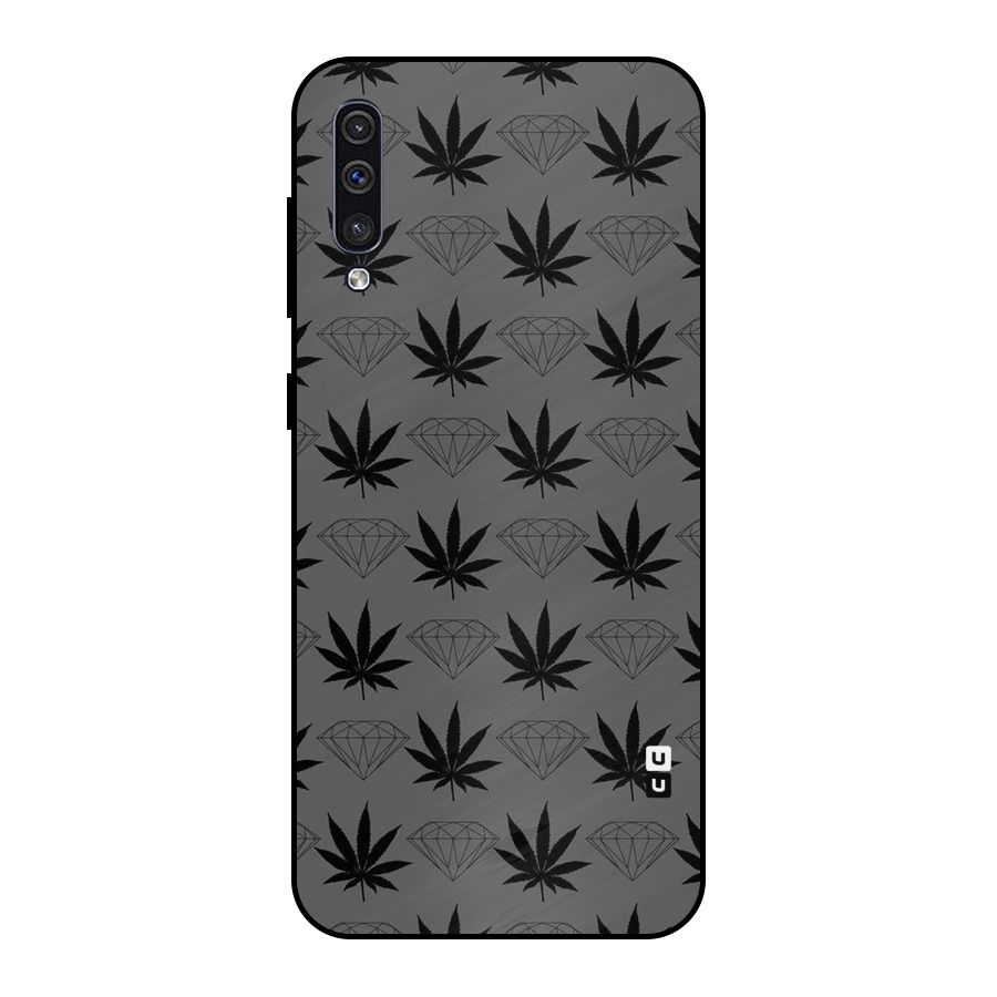 Grass Diamond Metal Back Case for Galaxy A30s