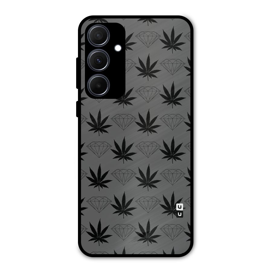 Grass Diamond Metal Back Case for Galaxy A35