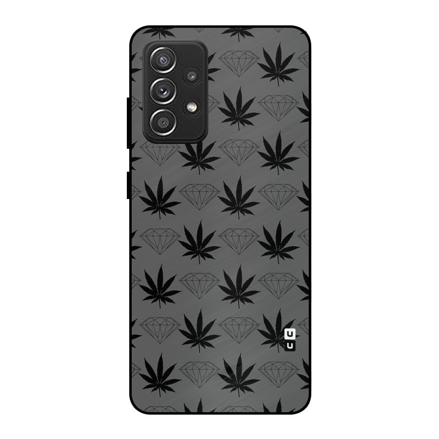 Grass Diamond Metal Back Case for Galaxy A52s 5G