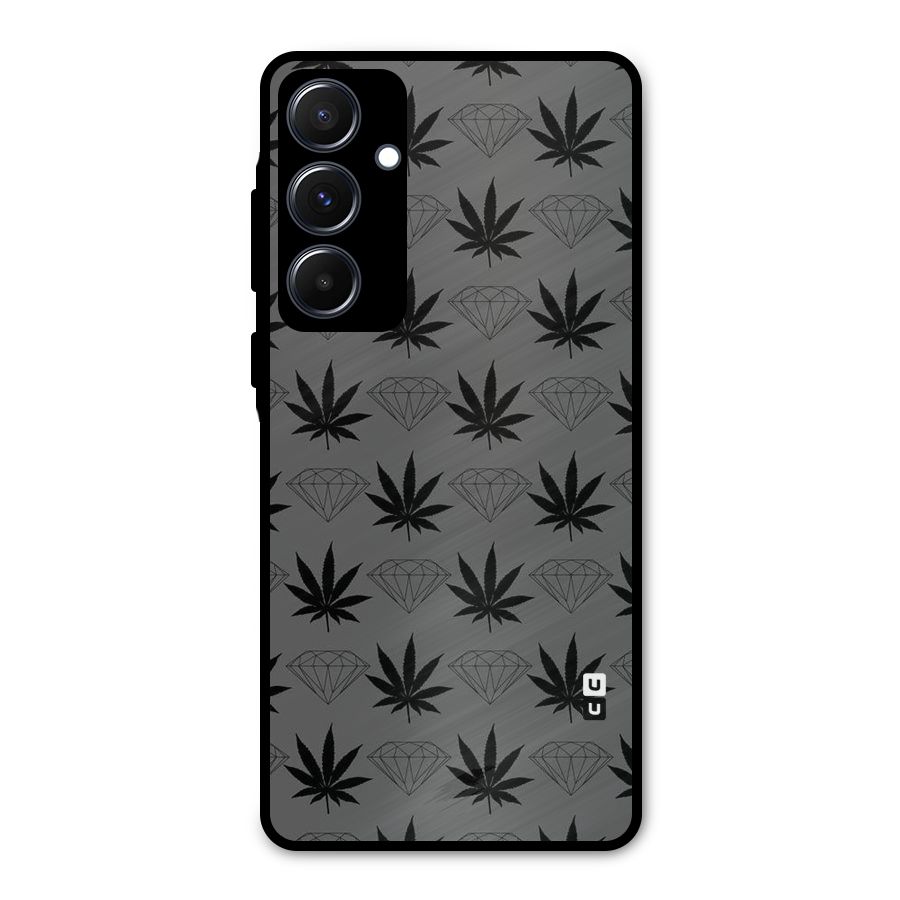 Grass Diamond Metal Back Case for Galaxy A55