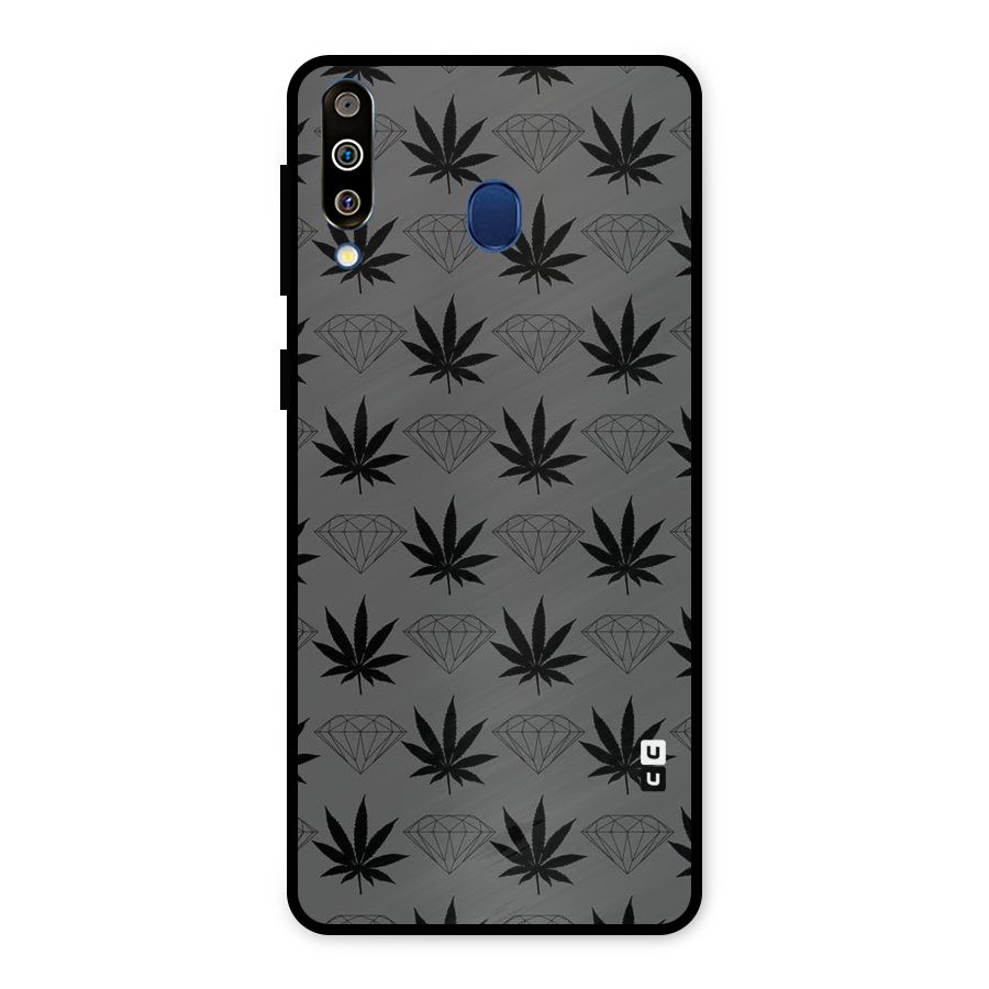 Grass Diamond Metal Back Case for Galaxy M30