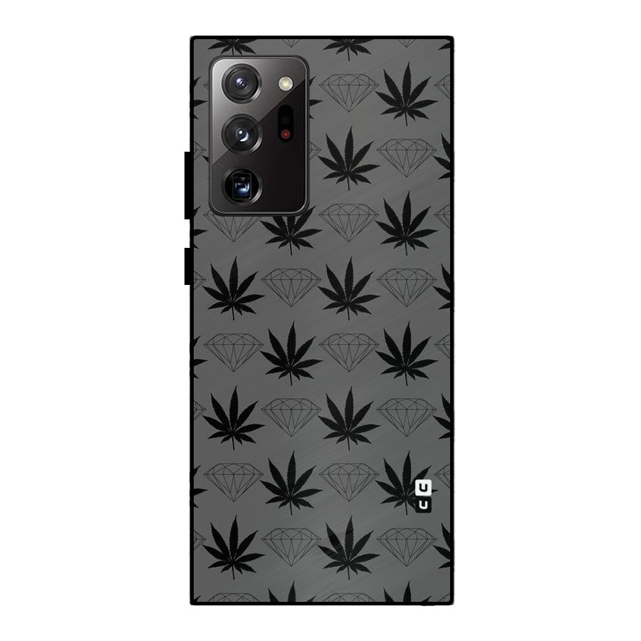 Grass Diamond Metal Back Case for Galaxy Note 20 Ultra