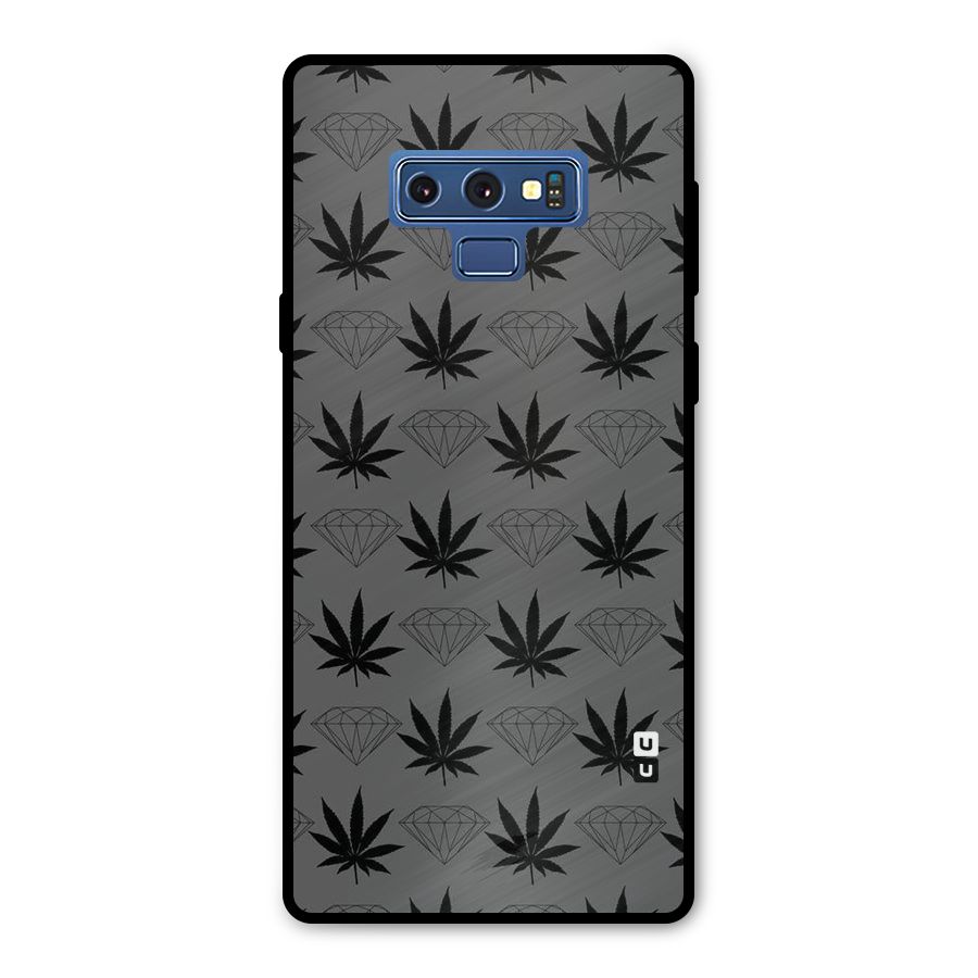 Grass Diamond Metal Back Case for Galaxy Note 9