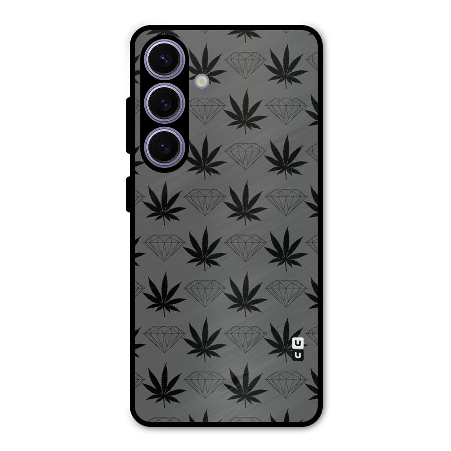 Grass Diamond Metal Back Case for Galaxy S24