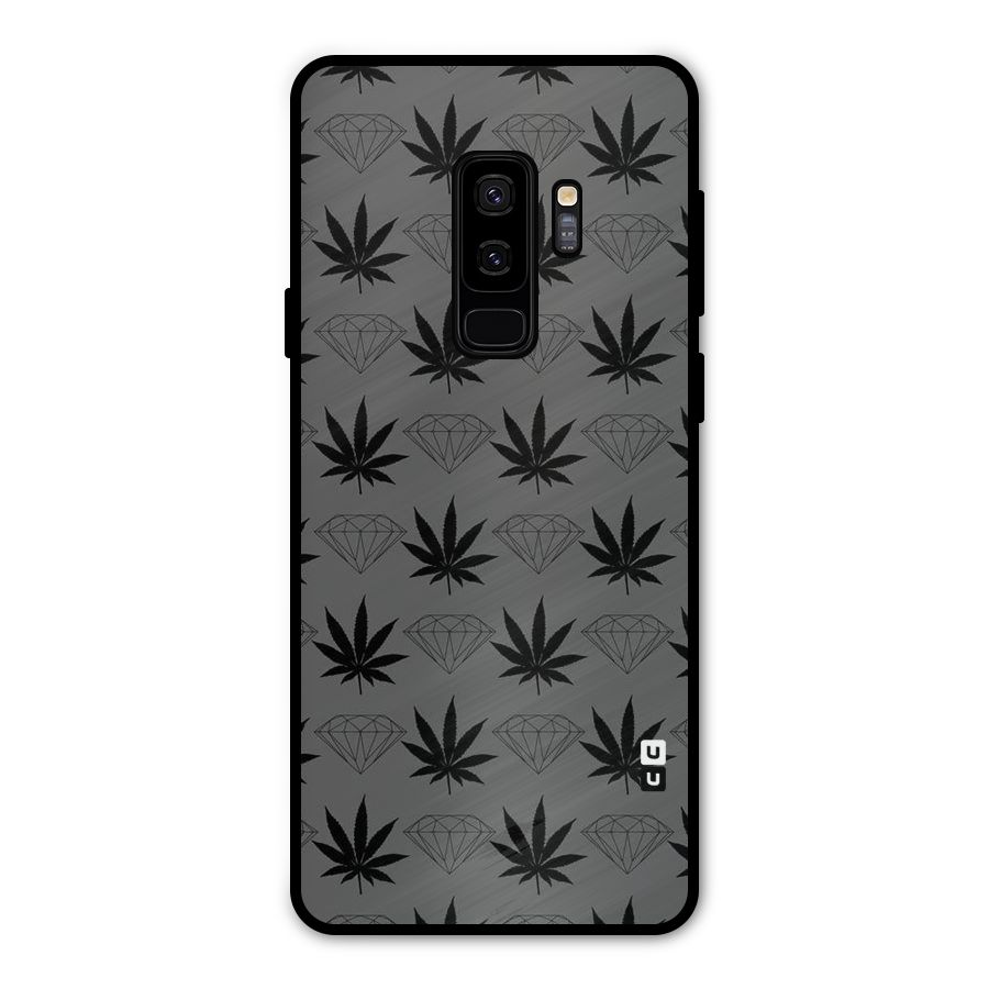Grass Diamond Metal Back Case for Galaxy S9 Plus