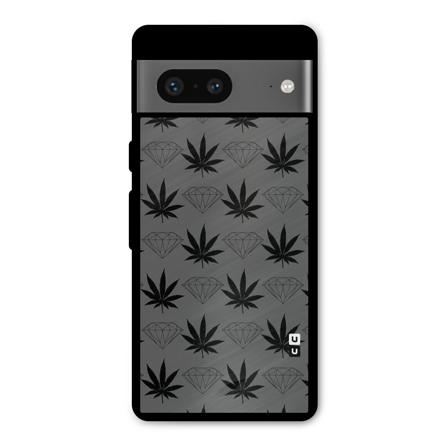 Grass Diamond Metal Back Case for Google Pixel 7