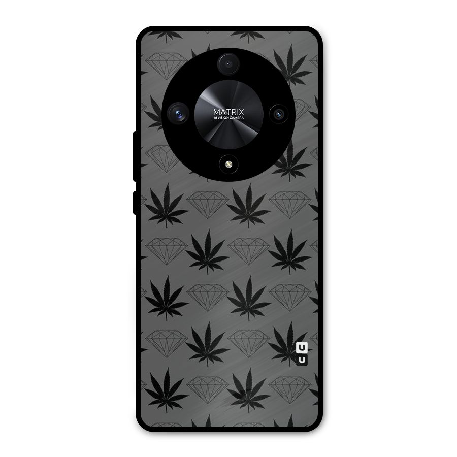 Grass Diamond Metal Back Case for Honor X9b