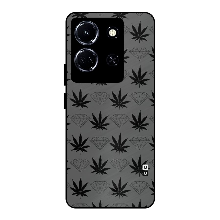 Grass Diamond Metal Back Case for Infinix Note 30 5G