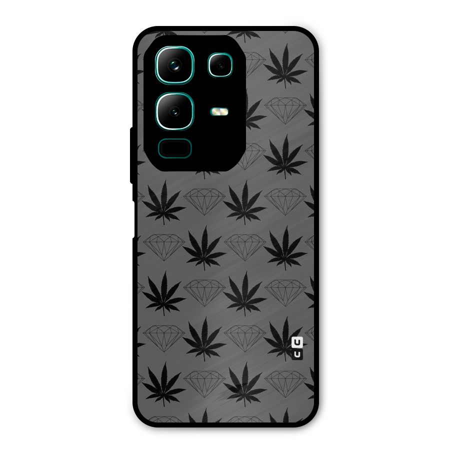 Grass Diamond Metal Back Case for Infinix Note 50x